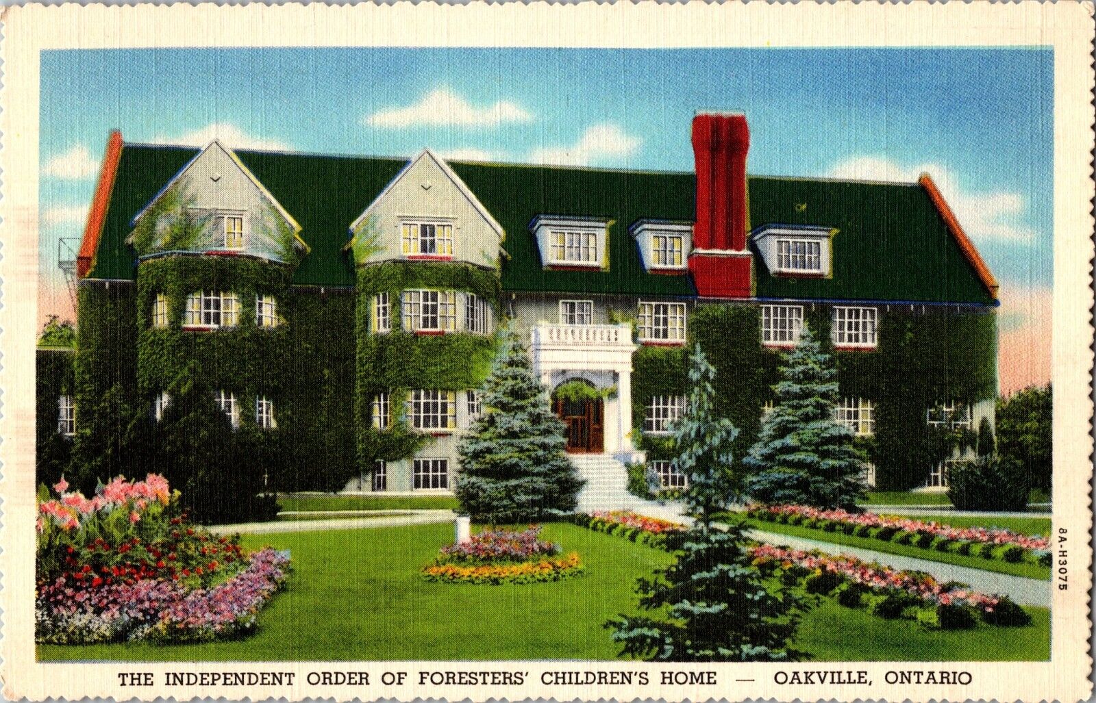 Independent Order of Foresters Childrens Home Oakville Ontario ON Postcard