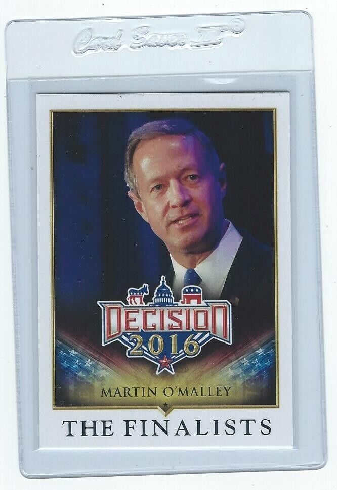 2016 Decision Martin O\'Malley #86 Card mint