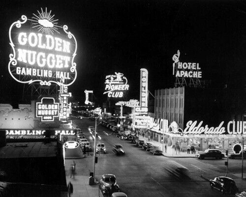 Downtown Las Vegas About 1948 Photo