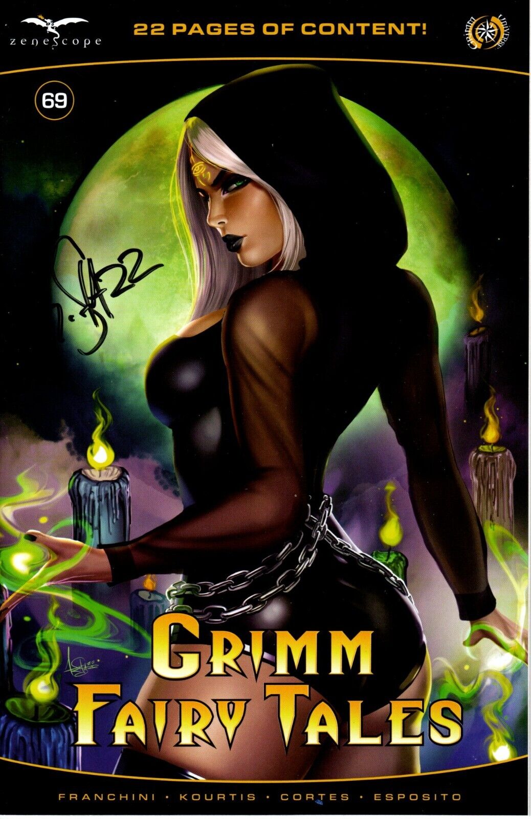 2023 Zenescope Comics Grimm Fairy Tales Tristarr #69 Signed
