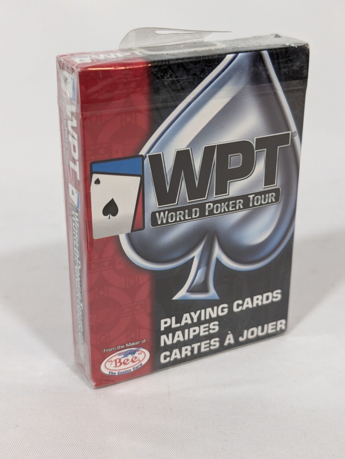 Bee - World Poker Tour WPT Playing Cards - Red - Sealed