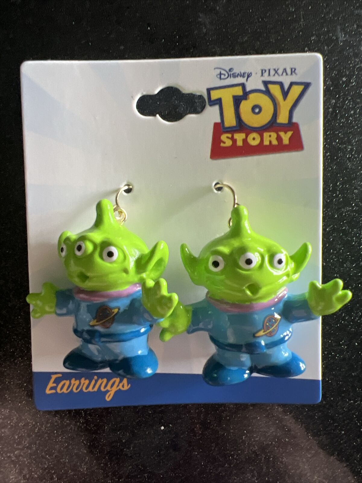 Disney Pixar Toy Story Earrings Little Green Men Aliens Dangle