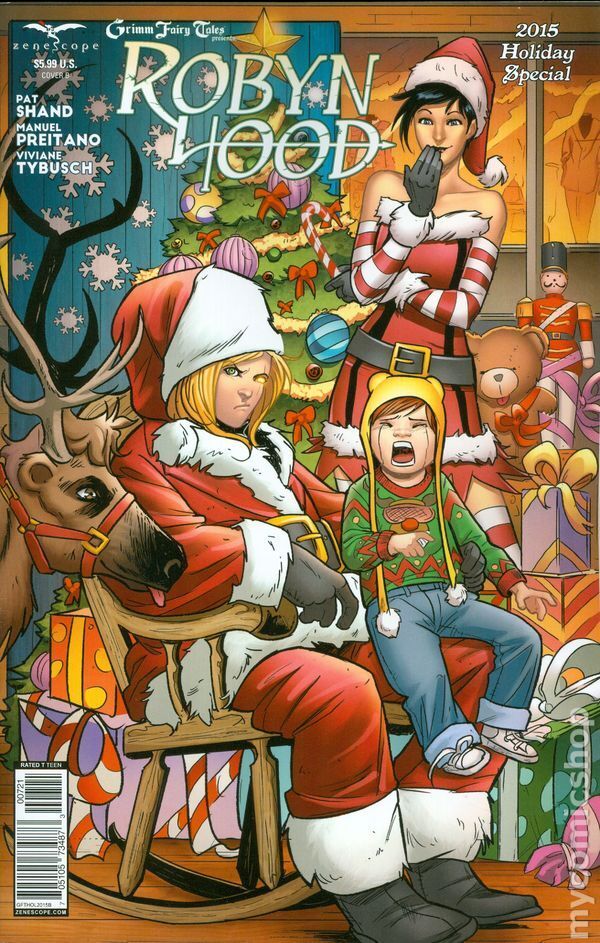 Grimm Fairy Tales Holiday Special 2015B NM Stock Image Zenescope