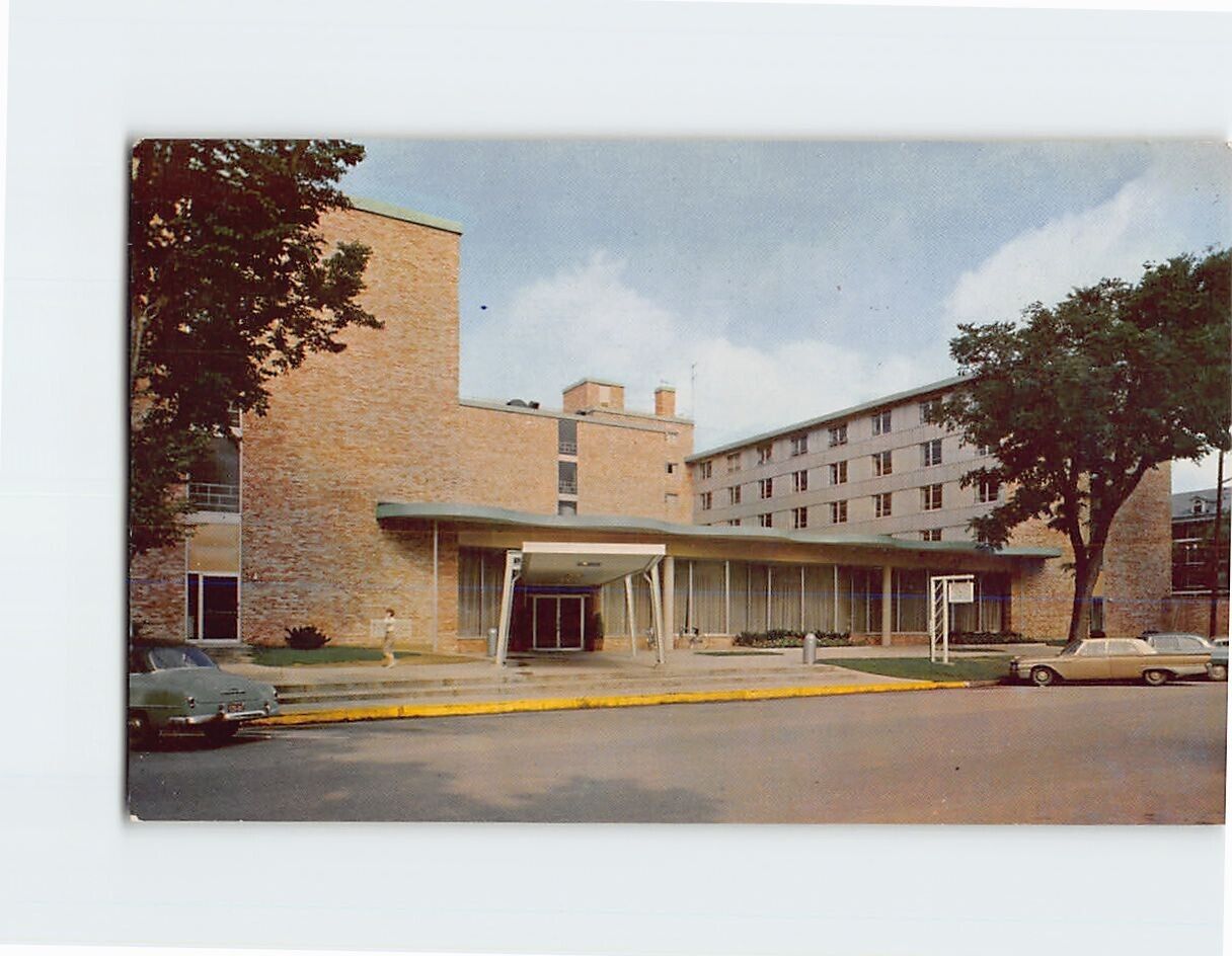 Postcard Burge Hall Women\'s Residence State University of Iowa Iowa City Iowa