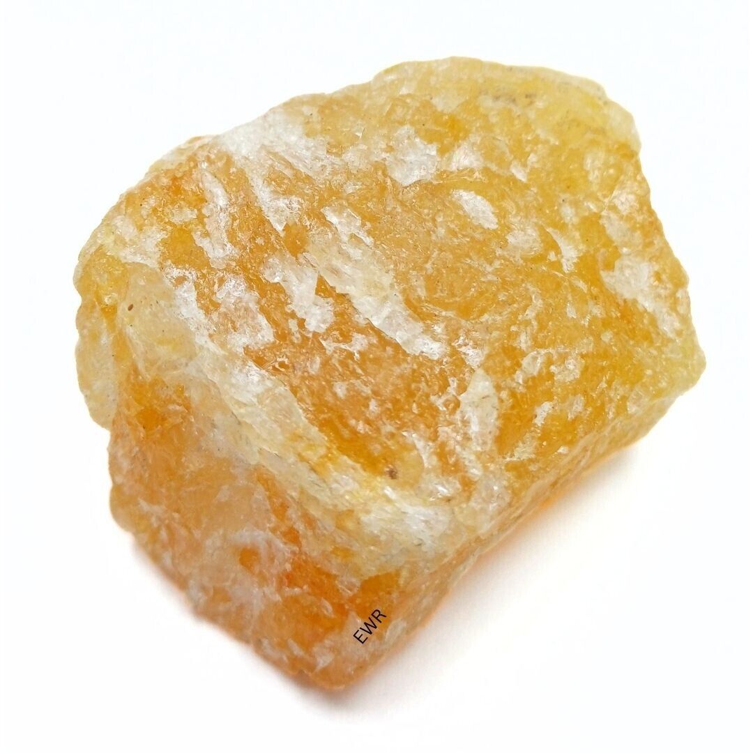 2 PCS Golden Quartz Raw Crystal Stone, Rough Stone