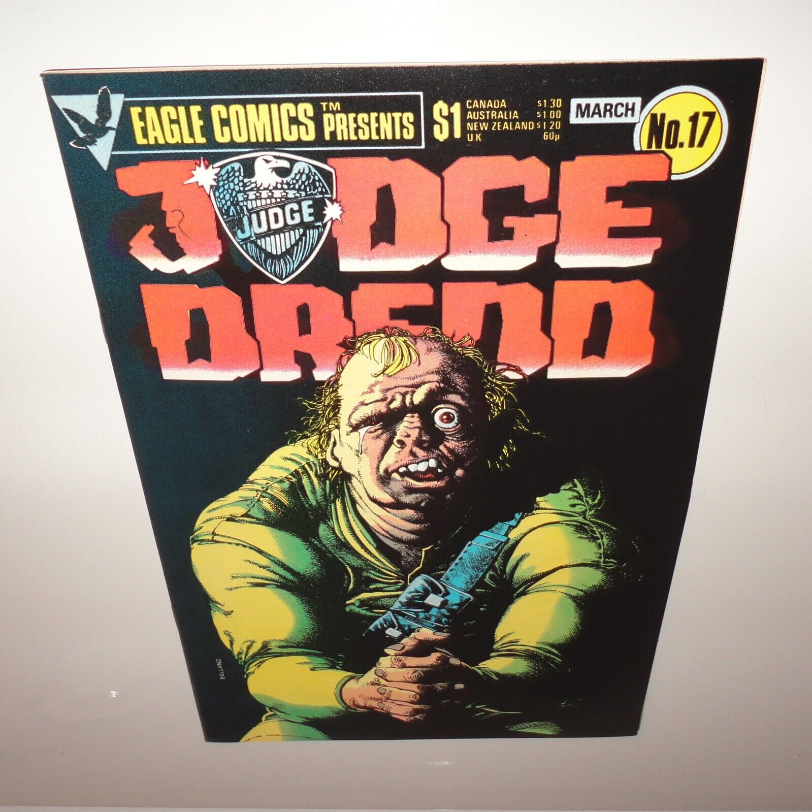 Judge Dredd #17 NM Eagle Comics Brian Bolland 1985