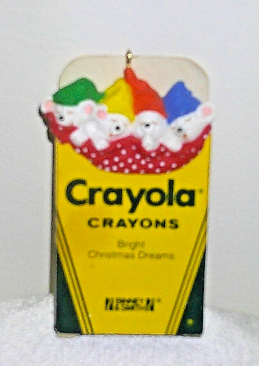 Hallmark Vintage Ornament - Crayola Bright Christmas Dreams - Loose, No Box