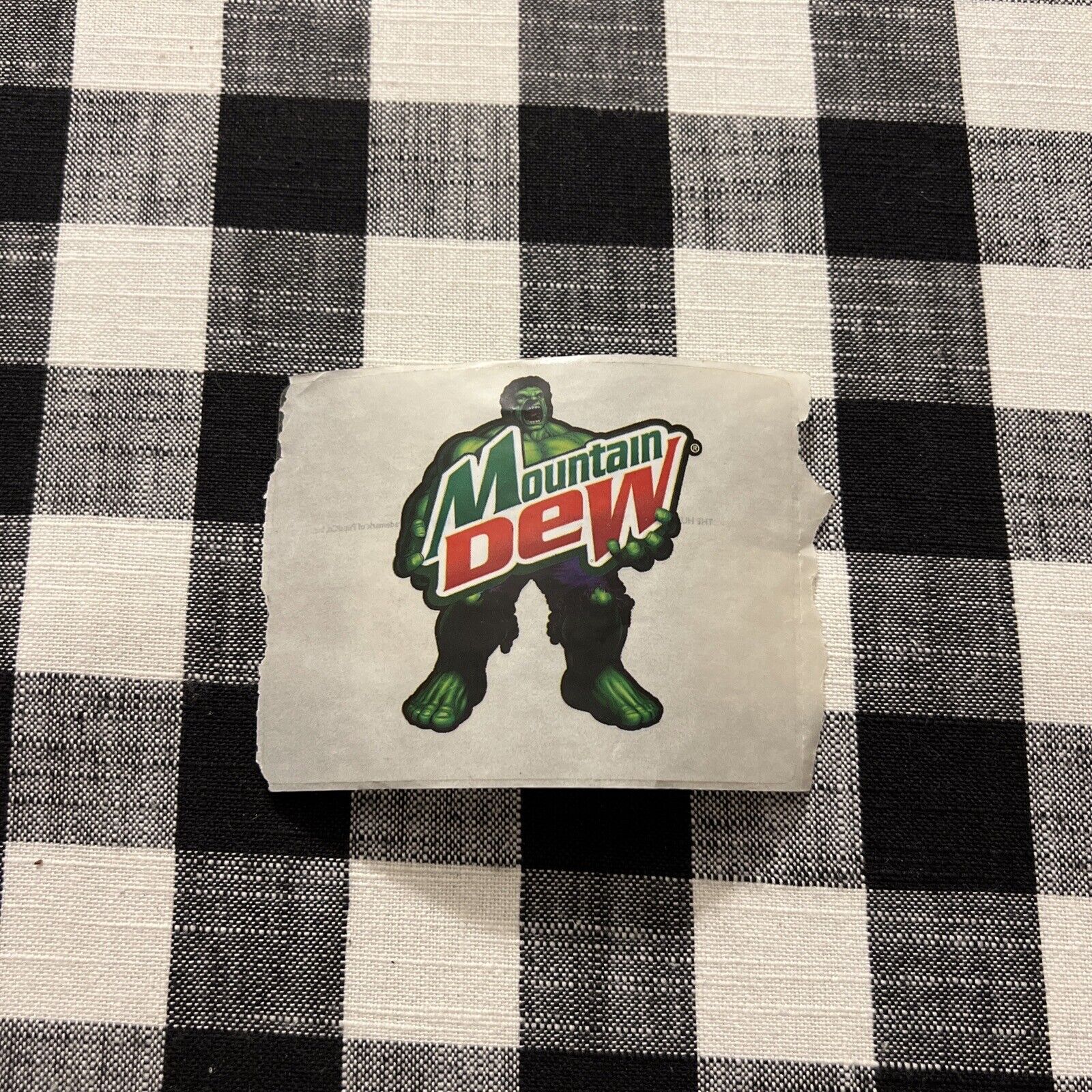 Mountain Dew Incredible Hulk Promotional Sticker 3\
