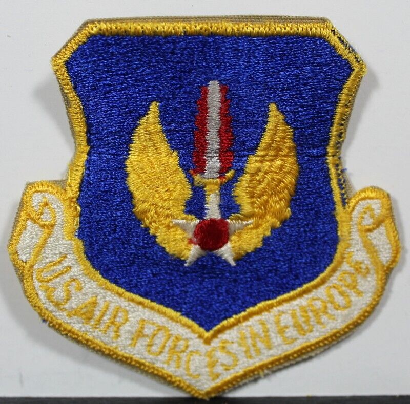 USAF USAFE US Air Forces in Europe Insignia Badge Crest Patch Full Colored V 2