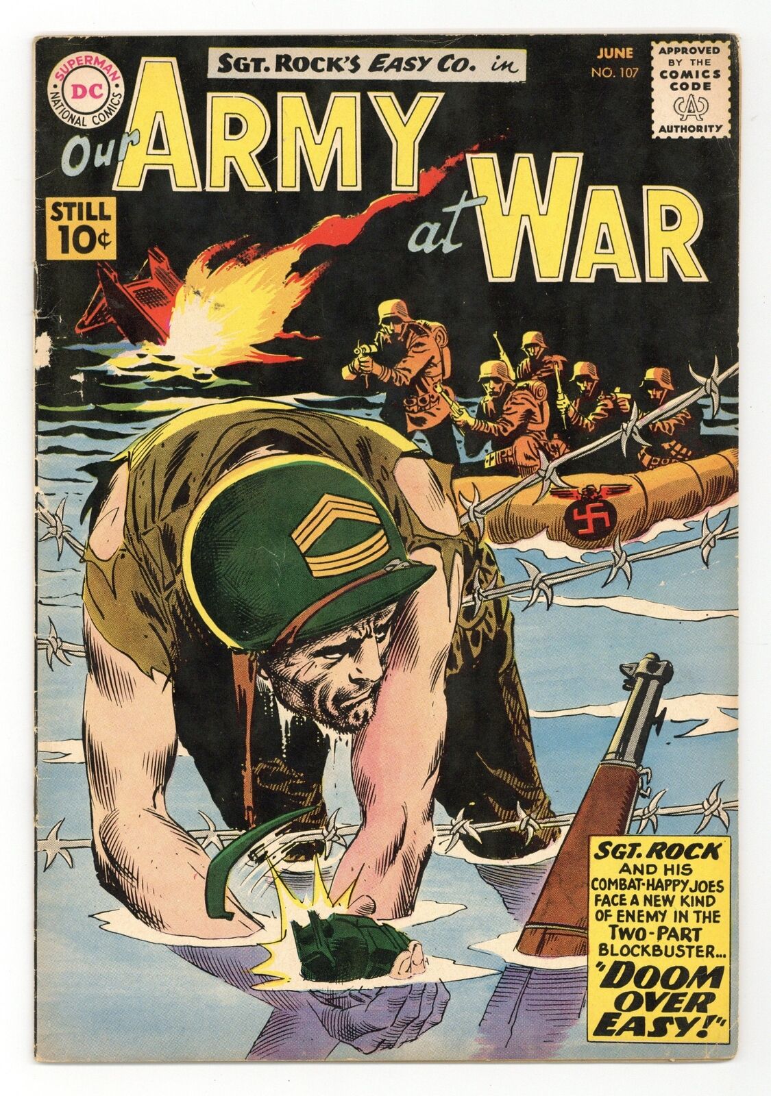 Our Army at War #107 VG/FN 5.0 1961