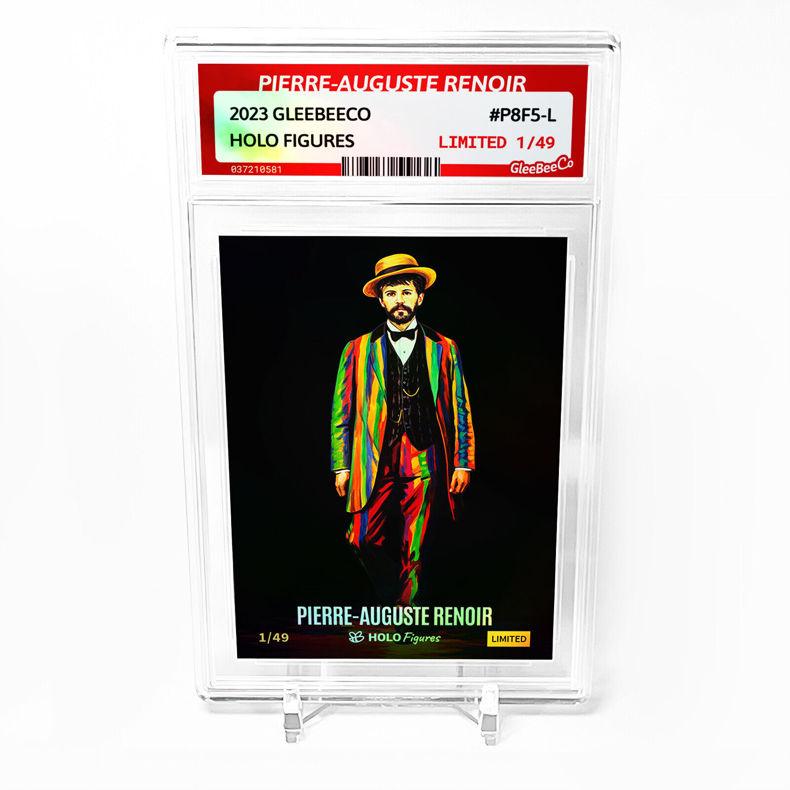 PIERRE-AUGUSTE RENOIR Card GleeBeeCo Holo Figures #P8F5-L Limited to Only /49