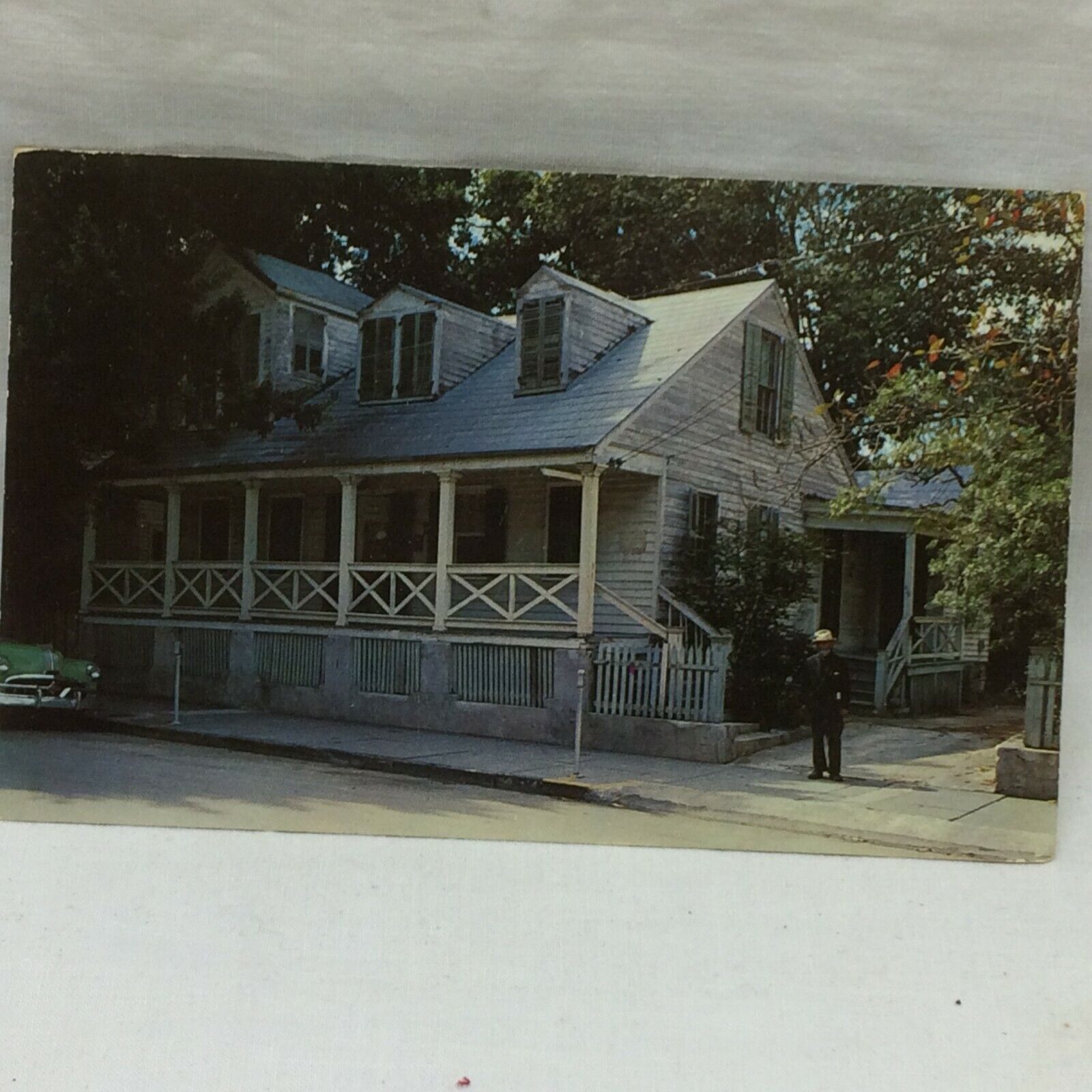 Vintage Postcard The Watlington House Key West Florida Scene Dexter Press