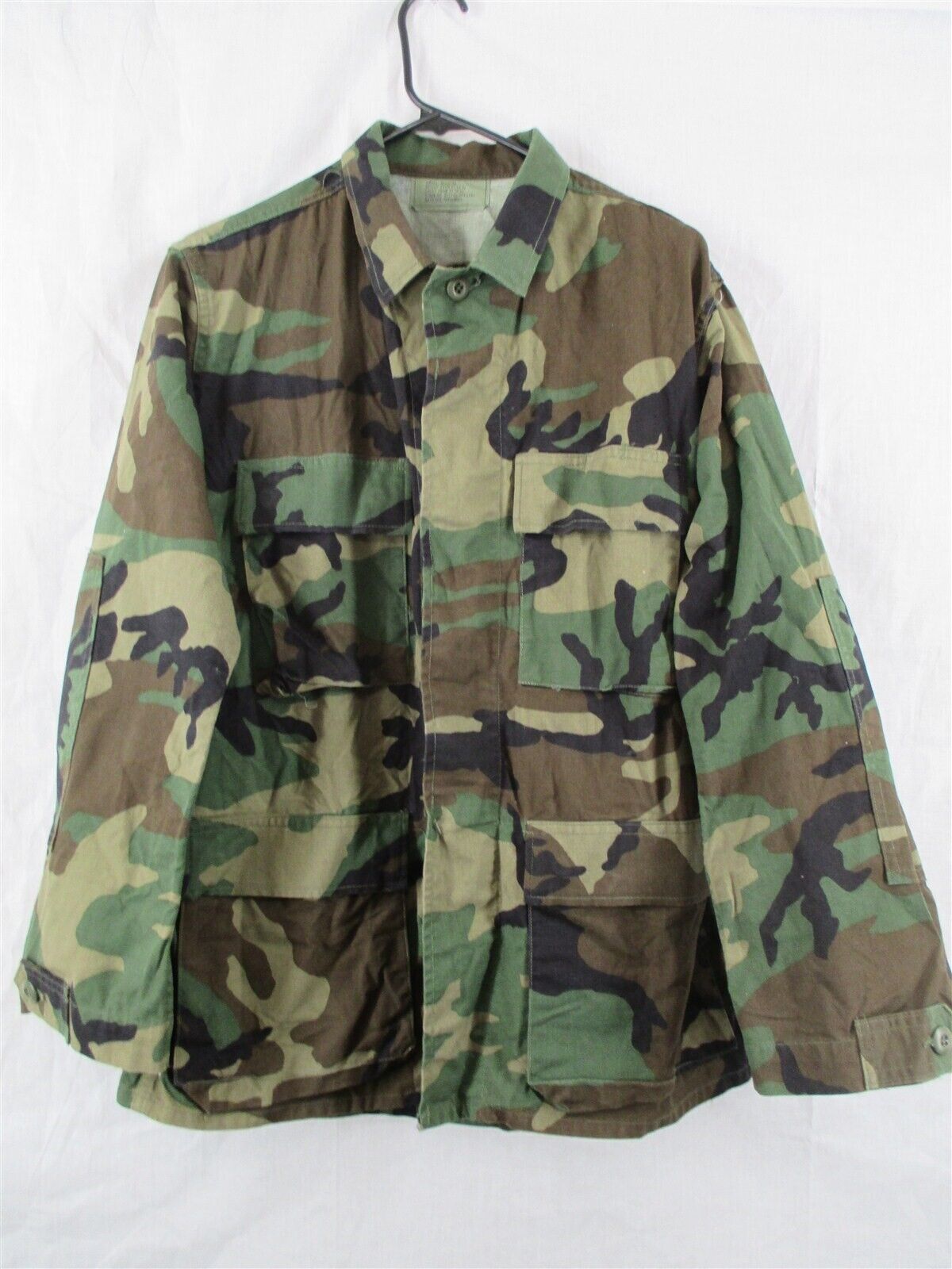 BDU Shirt/Coat Small Regular Cold Weather Heavy Weight Woodland Camo USGI Army