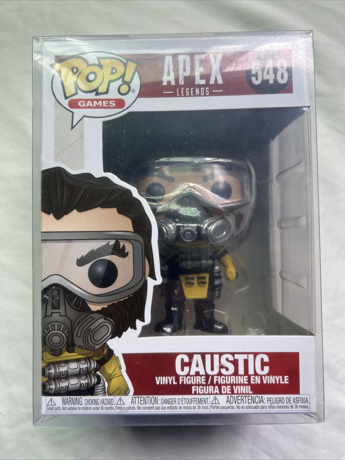 FUNKO POP GAMES Apex Legends #548 Caustic Vaulted with Protector New in Box