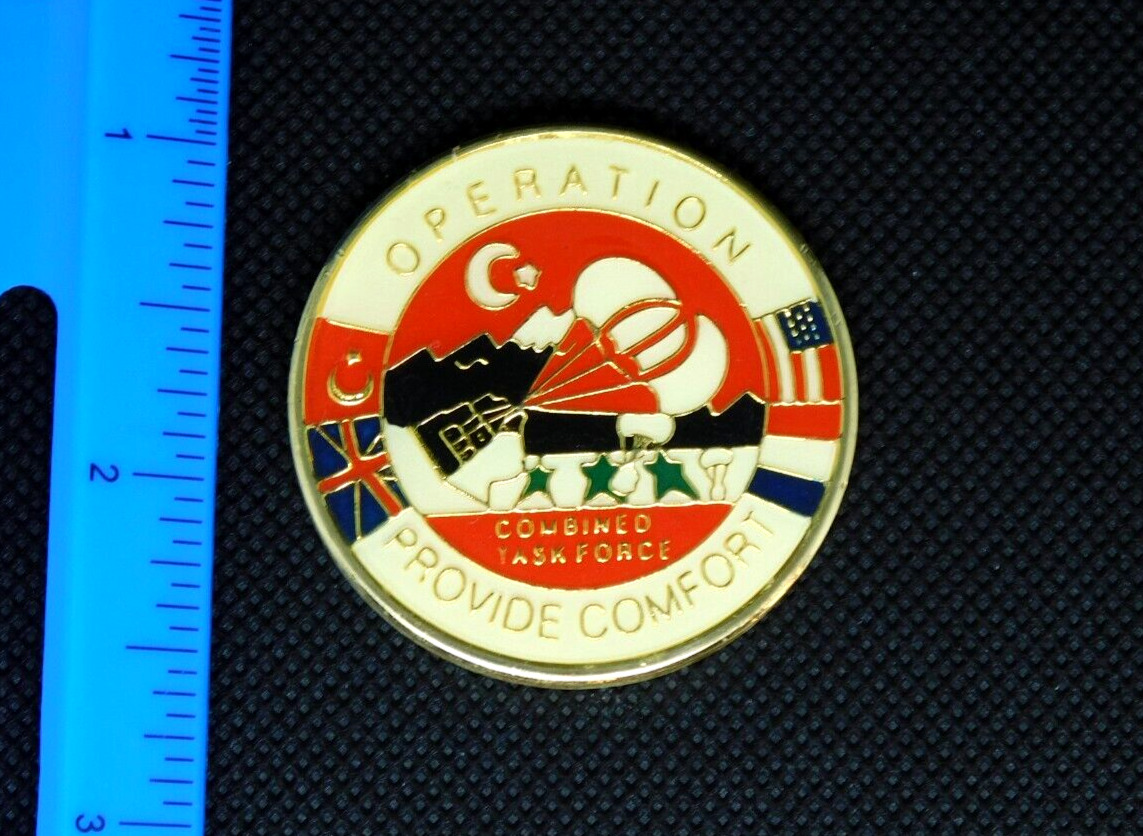 Operation Provide Comfort Combined Task Force Turkey Iraq Challenge Coin