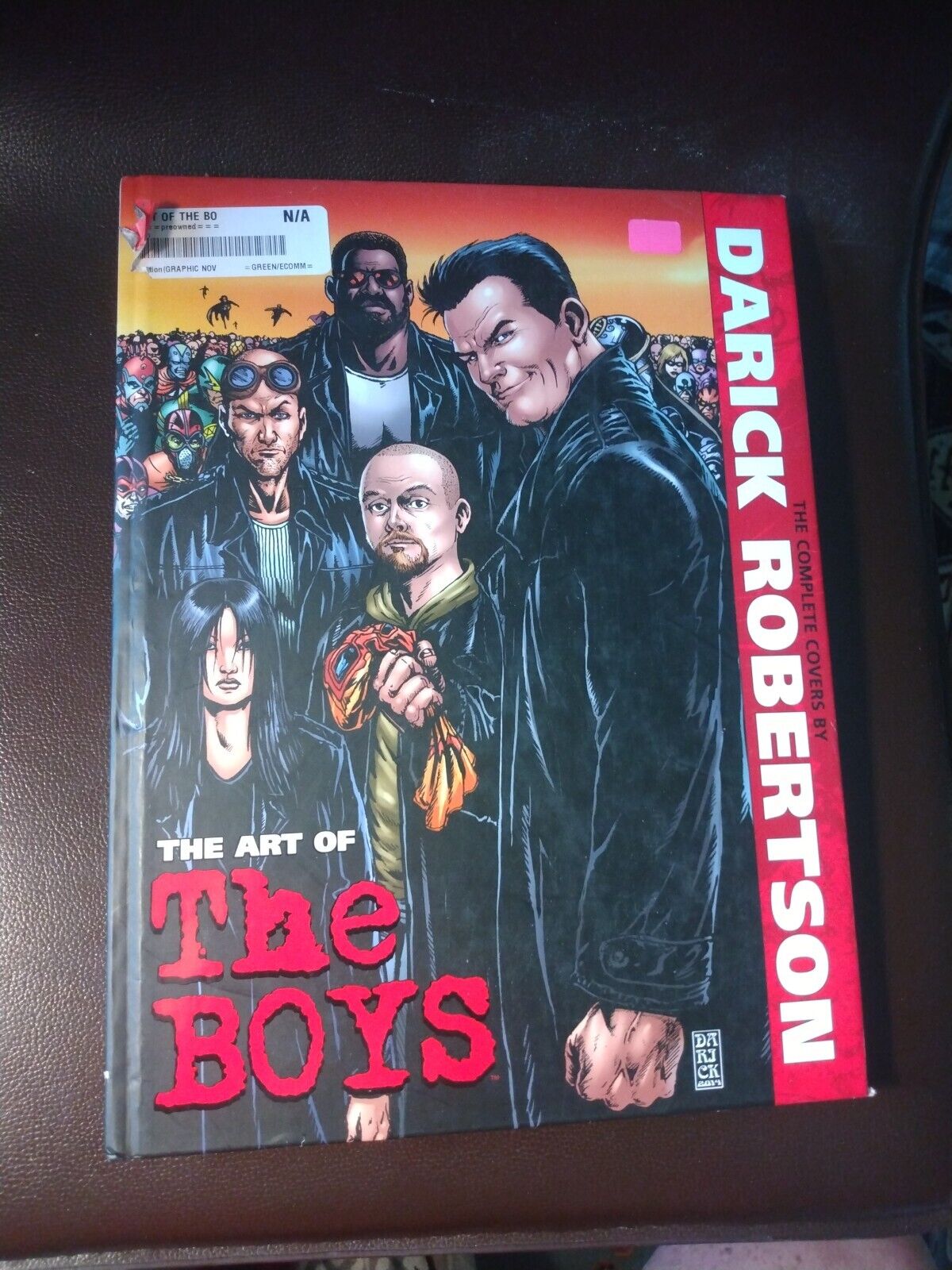 The Art of The Boys: The Complete Covers by Darick Robertson Hardcover