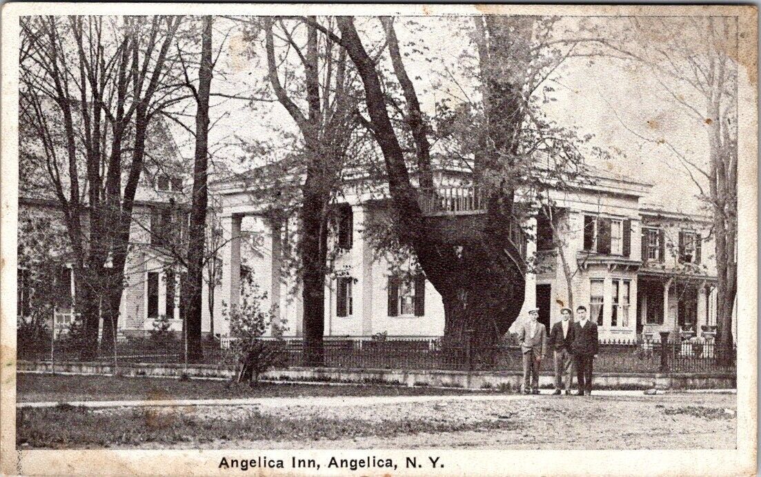 Angelica, NY, Angelica Inn, Postcard c1908 #1797