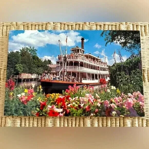 Walt Disney World Vintage Rivers of America Magic Kingdom Postcard