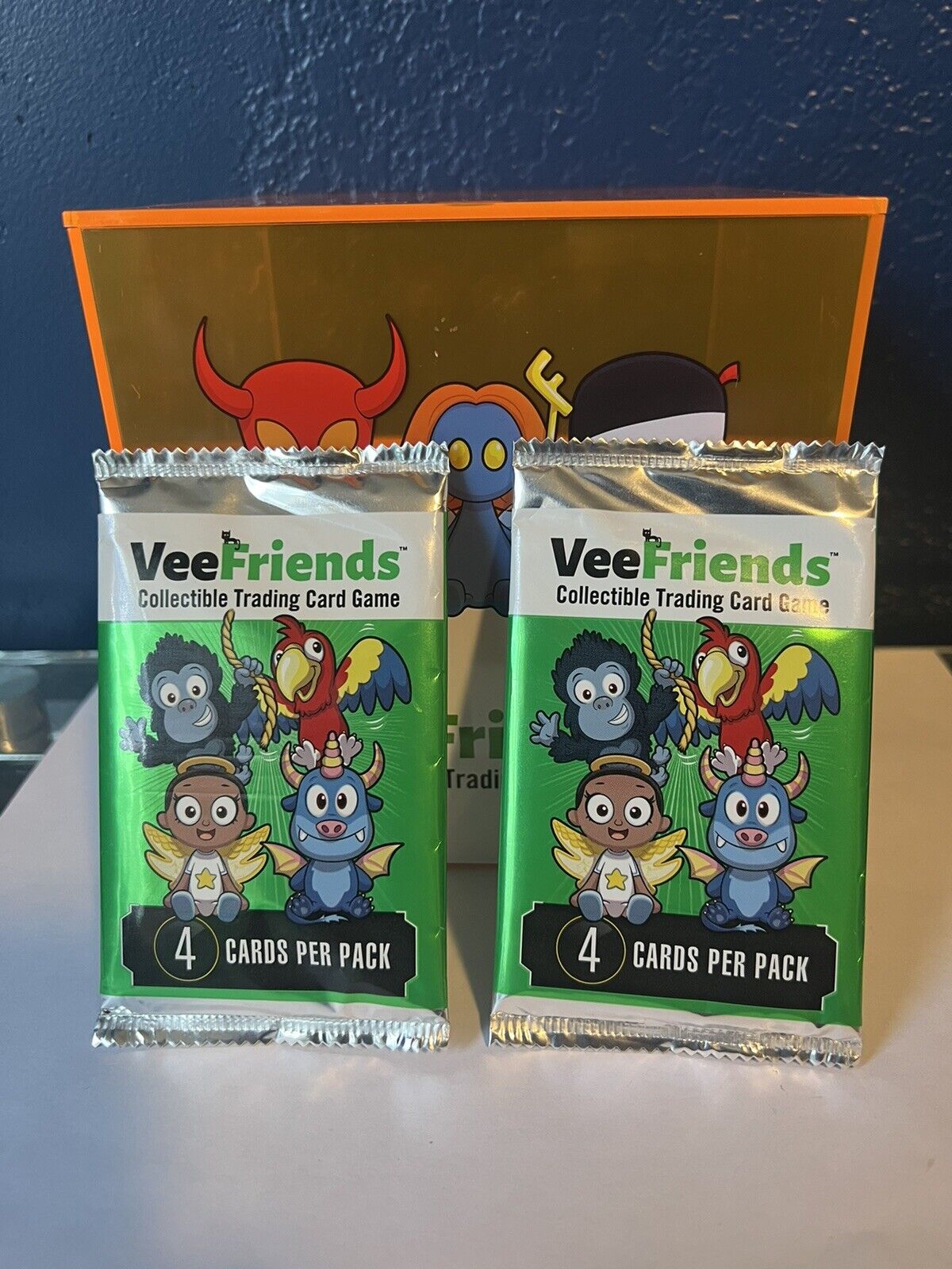 VeeFriends Compete & Collect Trading Cards - Two Sealed Packs - By ZeroCool