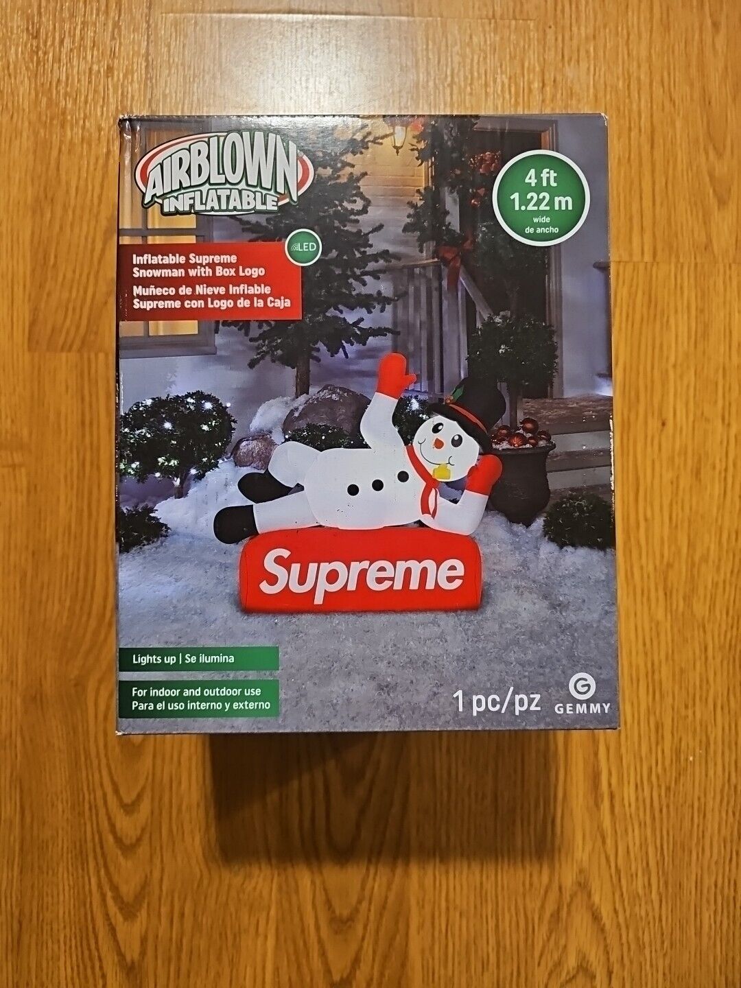 Supreme Large Inflatable Snowman BRAND NEW Authentic Red Box Logo 