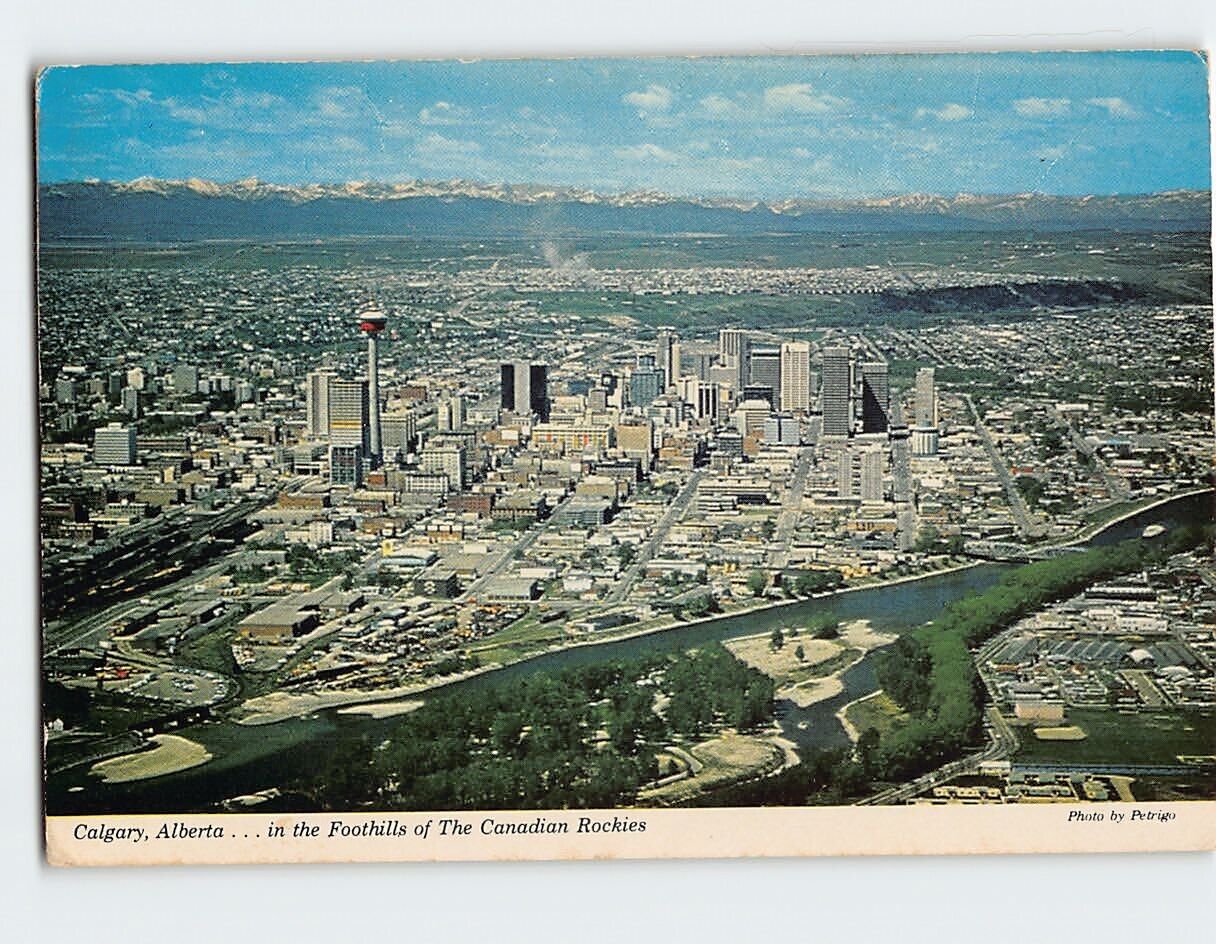 Postcard Calgary, Alberta . . . in the Foothills of The Canadian Rockies, Canada