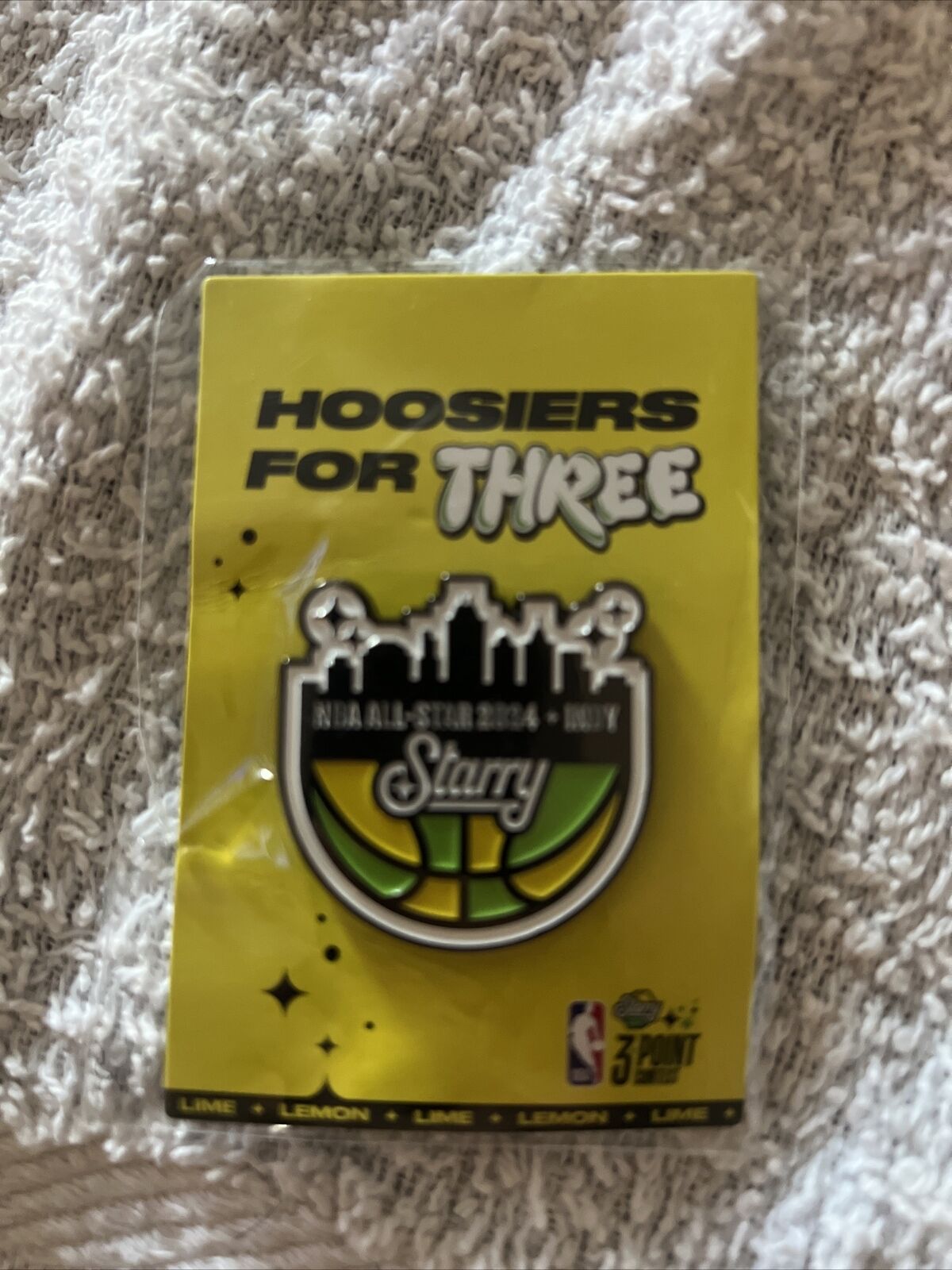 2024 NBA All-Star Indianapolis Starry Collectors Lapel Pin Collectible Pacers