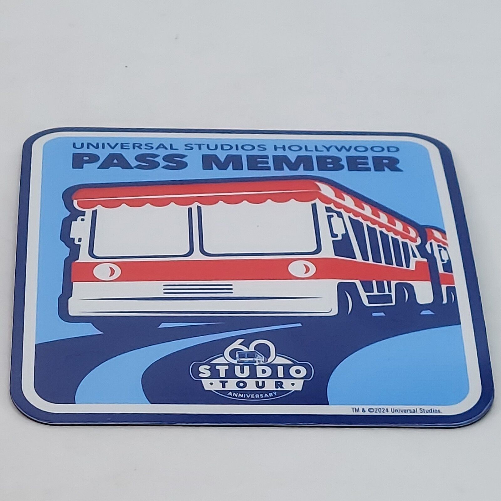 2024 Universal Studios Hollywood TRAM Annual Pass Holder Limited Release Magnet