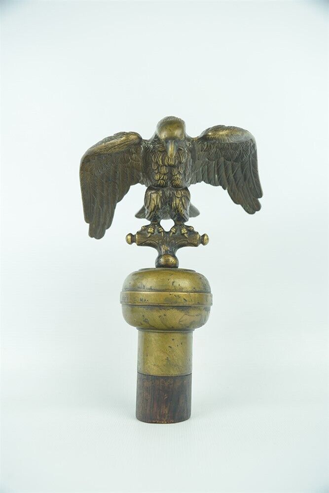 Antique Bronze Perched American Eagle Large 7-3/8\