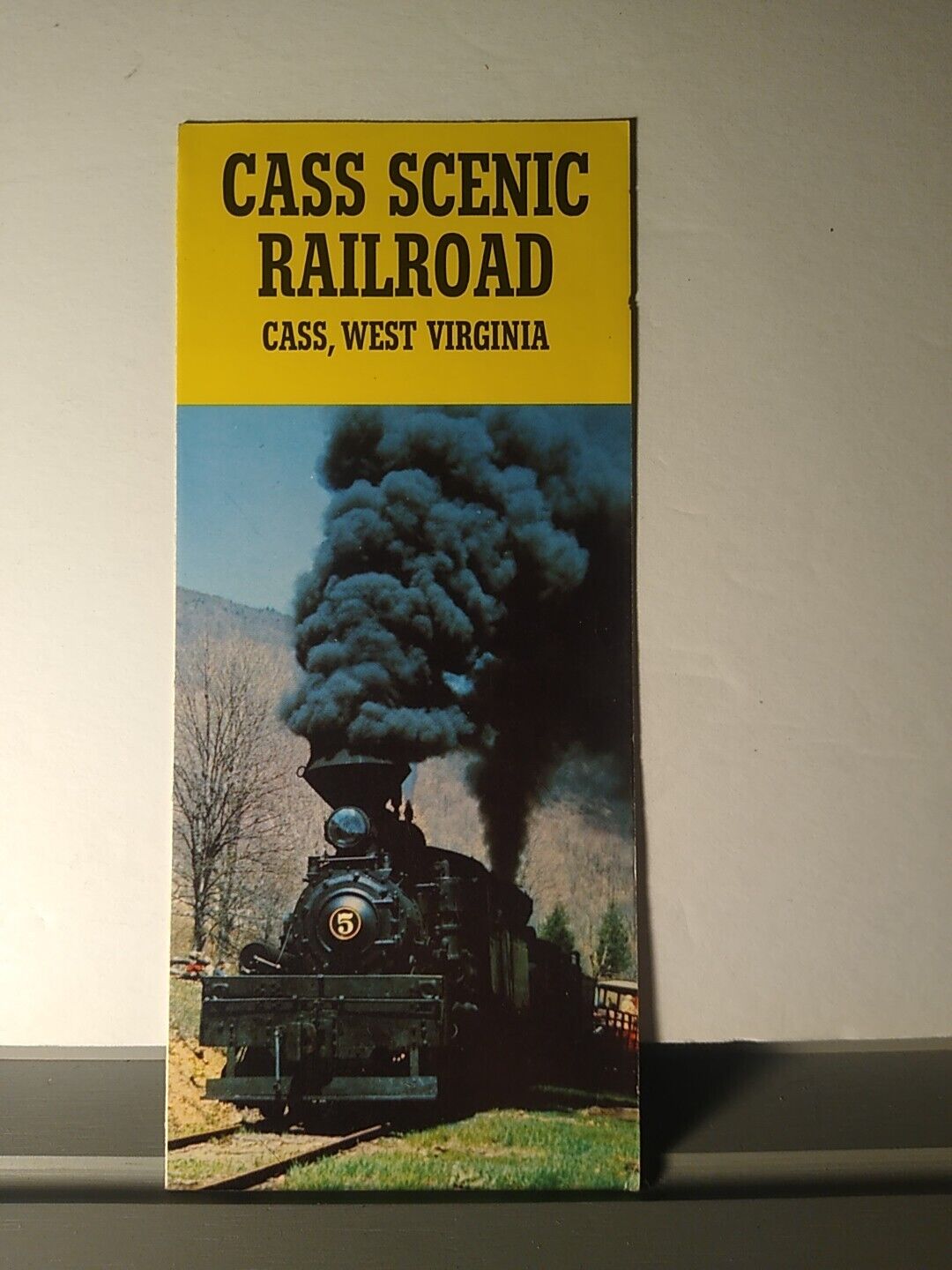 Vintage Cass Scenic Railroad Brochure & Guide 1970-1971 West Virginia Ephemera