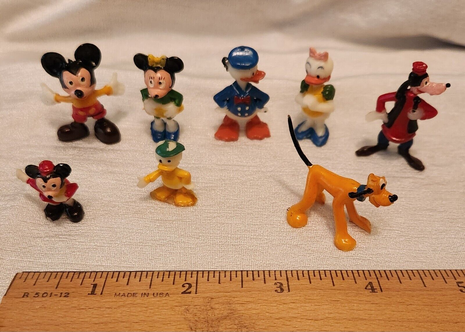 8 Vintage Miniture Disney Characters