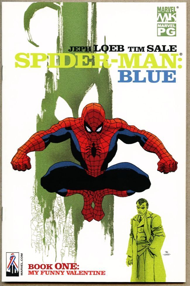 Spider-Man Blue #1-2002 nm- 9.2 Jay Leno Tim Sale Green Goblin Make BO