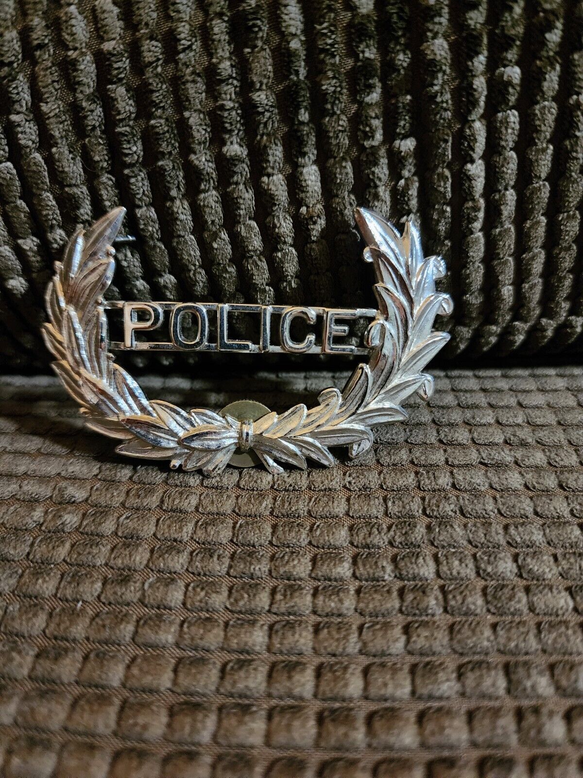 Vintage Police Hat Badge