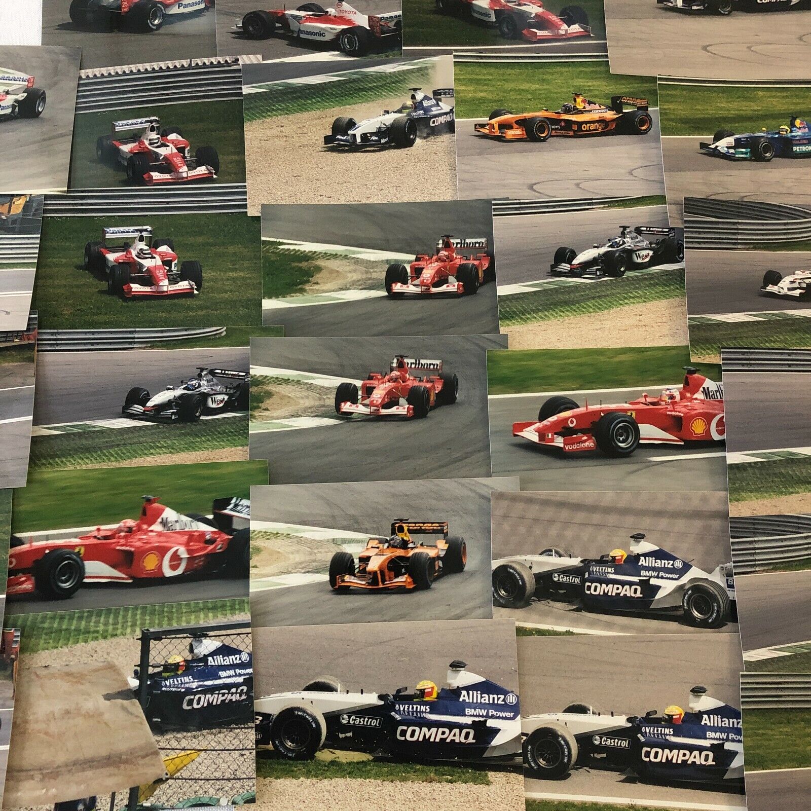 2002 Austrian Grand Prix F1 Racing Car Photo Print Lot 29x Schumacher Ferrari +