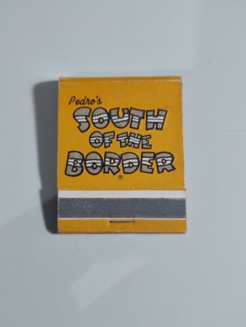 Vintage Pedro\'s South Of The Border South Carolina Full Collectible Matchbook