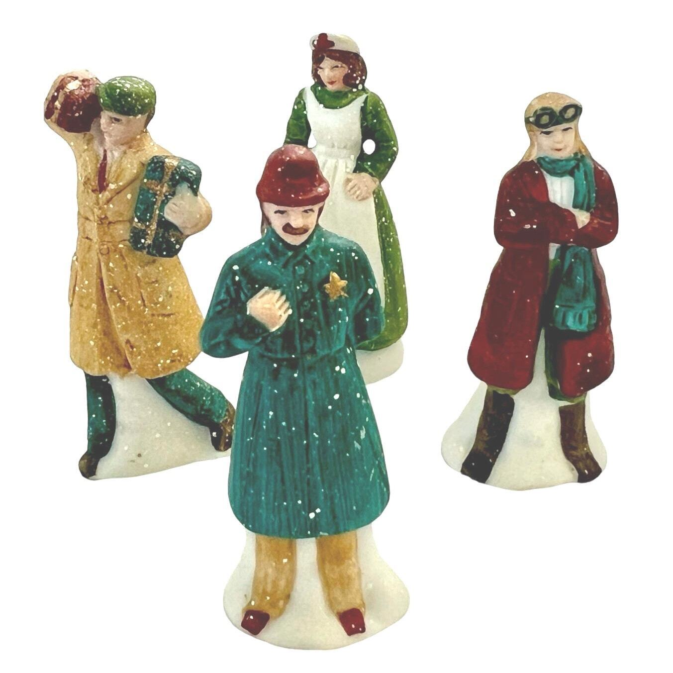 Dept 56 Dickens Heritage Village Miniature Figurines City Workers 5676 Retired