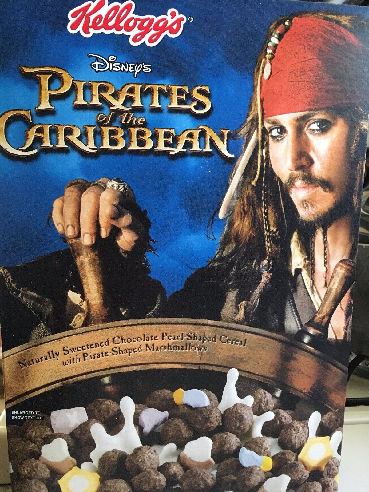 KELLOGG\'S Pirates of the Caribbean Cereal 2006 SEALED 