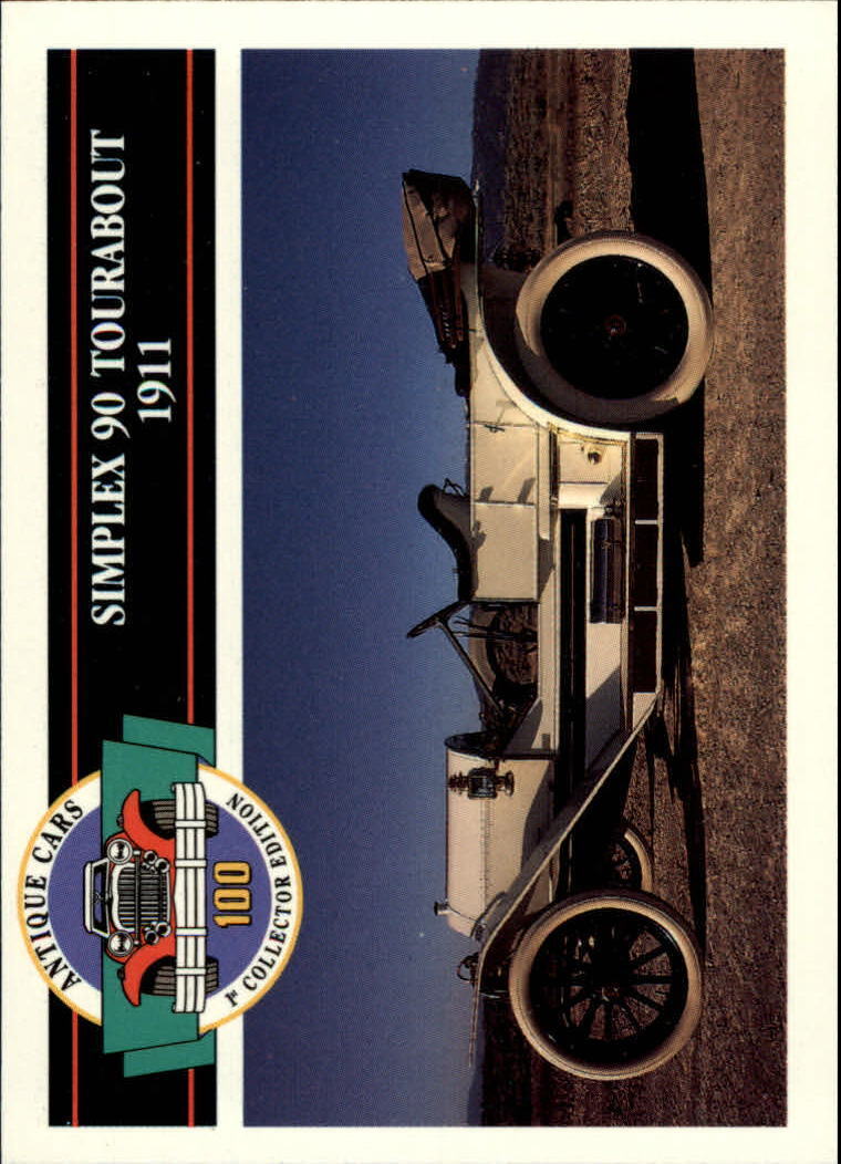 1992 Antique Cars #18 Simplex 90 Tourabout - 1911