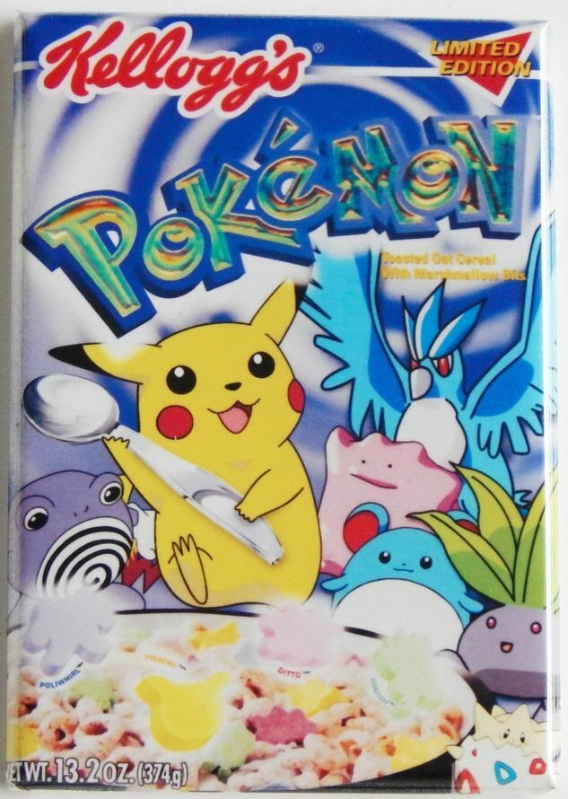 Pokemon Vintage Cereal Box MAGNET 2\