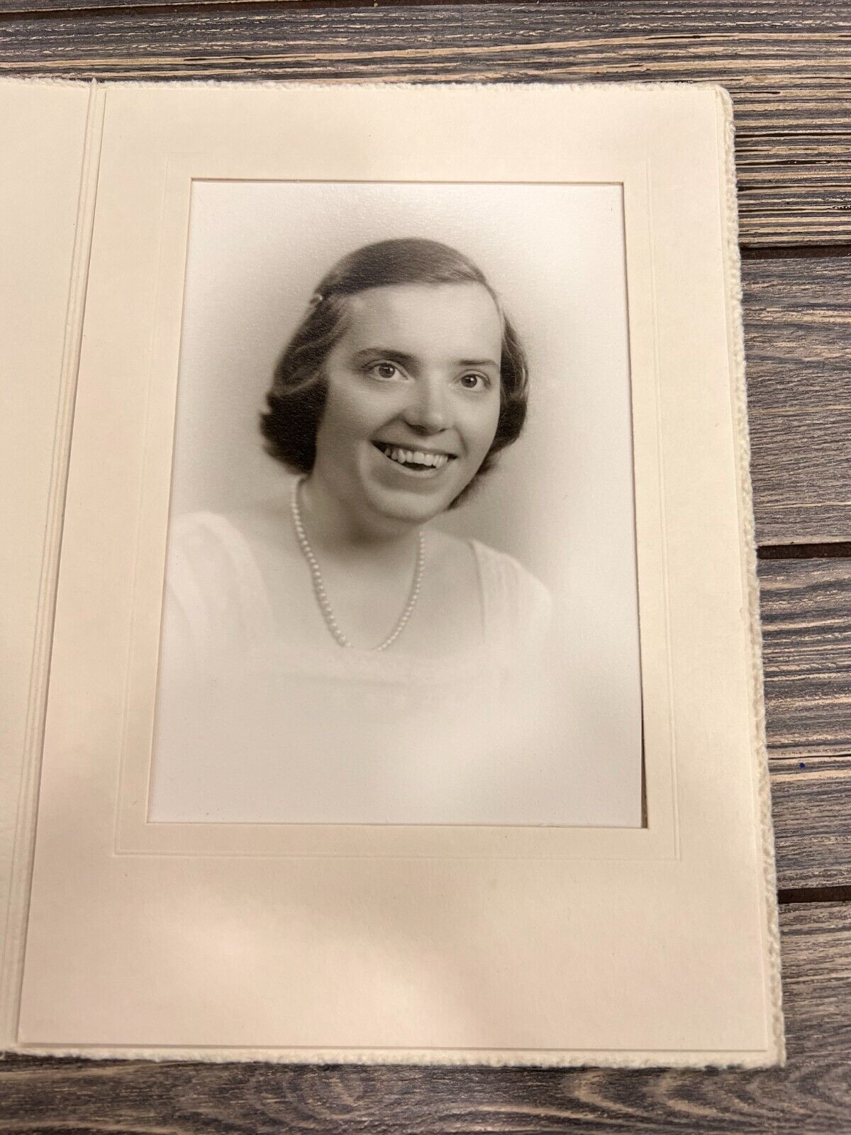 Vintage Nancy Ann Blume Ohio State Graduation Photograph Black & White 1955