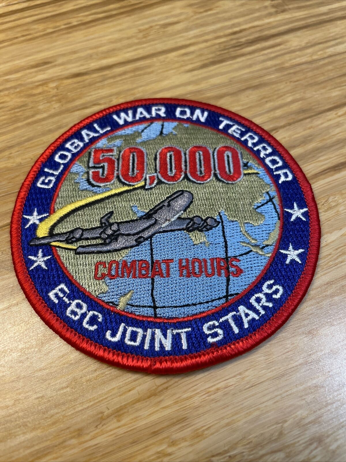 Global War on Terror E-8C Joint Stars 50,000 Combat Hours Patch KG