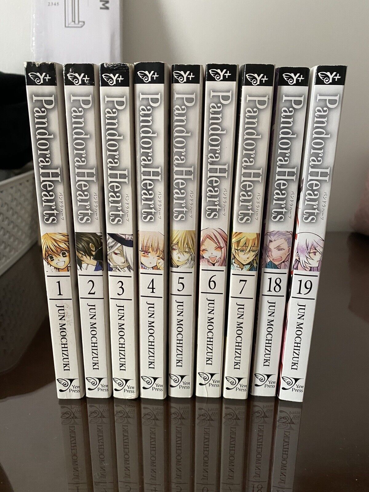 Pandora Hearts Manga Book English Volumes 1-7 and 18, 19 By Jun Mochizuki