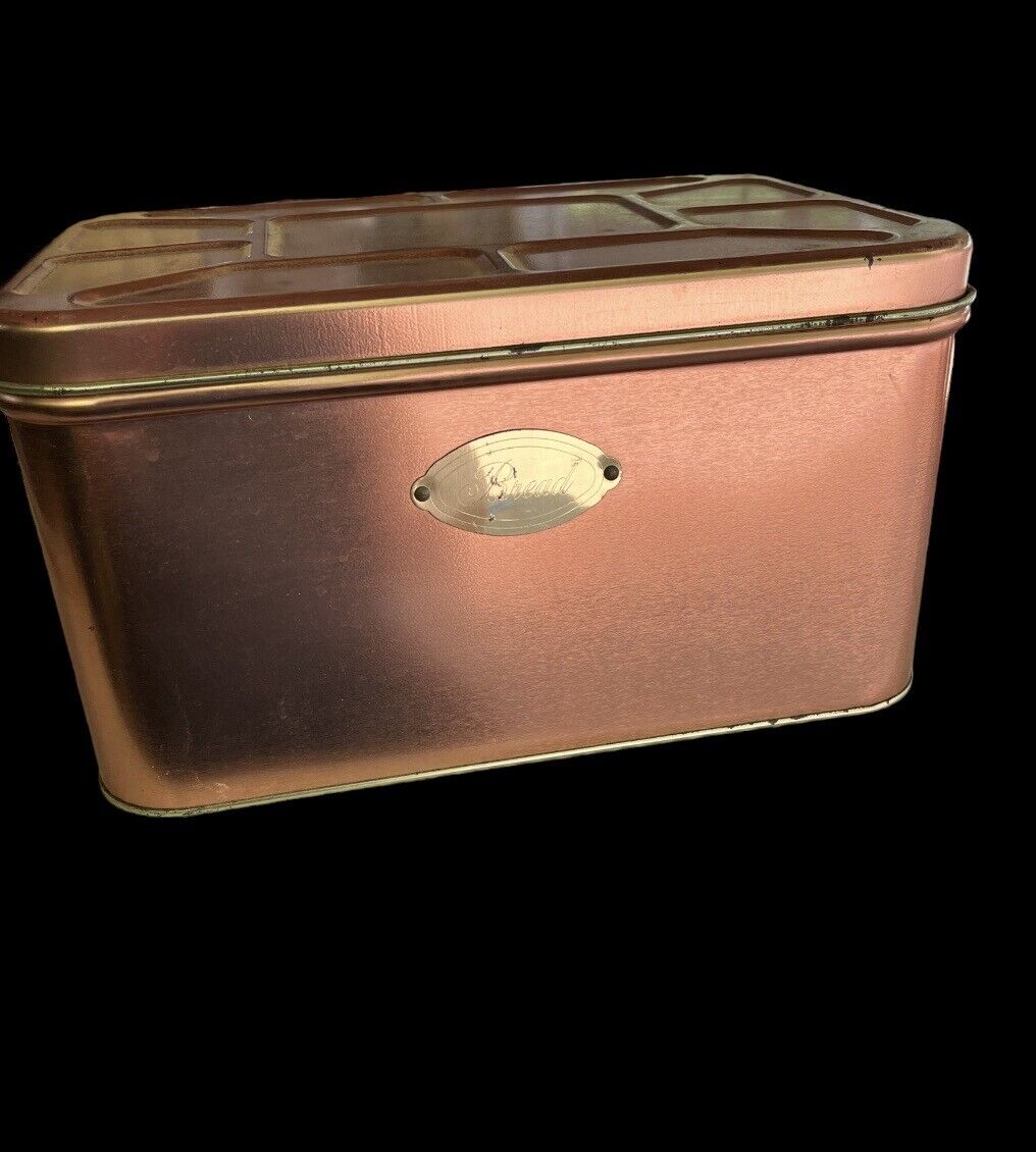 Vintage Copper Bread Box