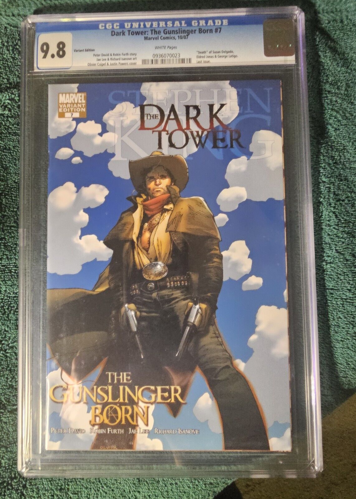 Dark Tower: Gunslinger Reborn #7 - CGC 9.8 - Variant