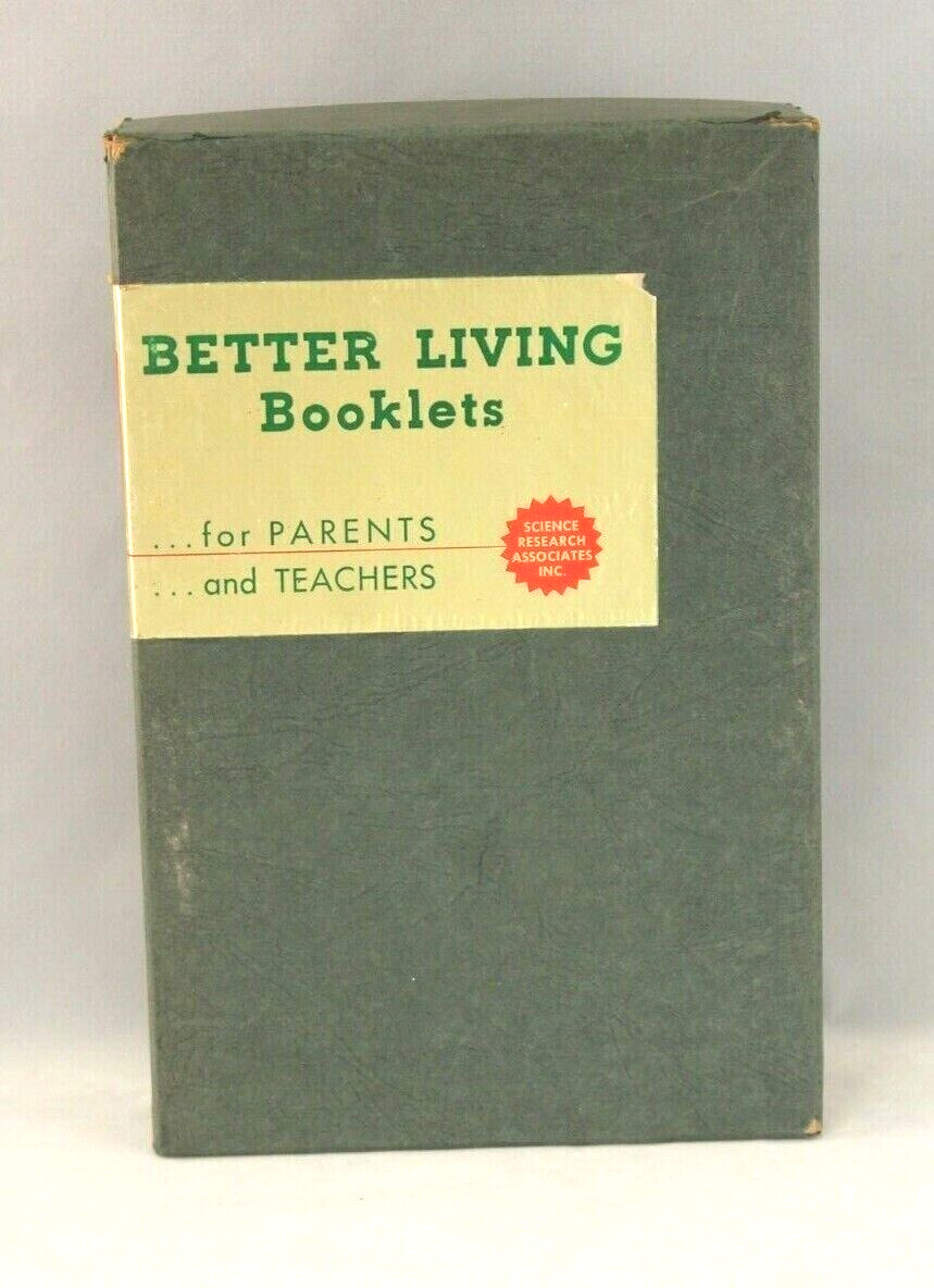 VTG BETTER LIVING BOOKLETS SET 12  1951-1970 FOR PARENTS AND TEACHERS SOFT COVER