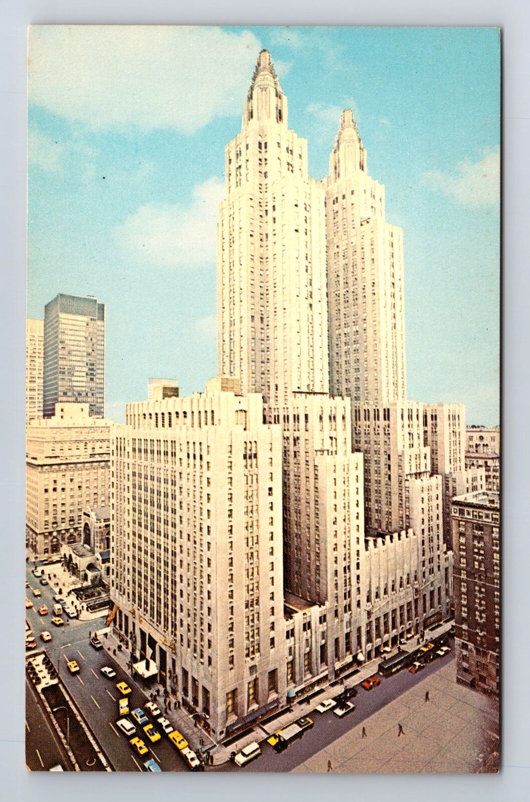 New York City NY-The Waldorf Astoria, Advertisement, Antique, Vintage Postcard