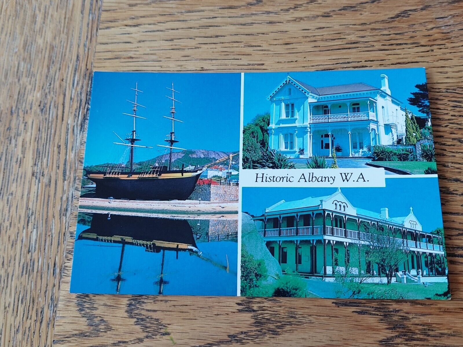Historic Albany Hassells House St Joseph\'s Convent Vintage Postcard WA Australia