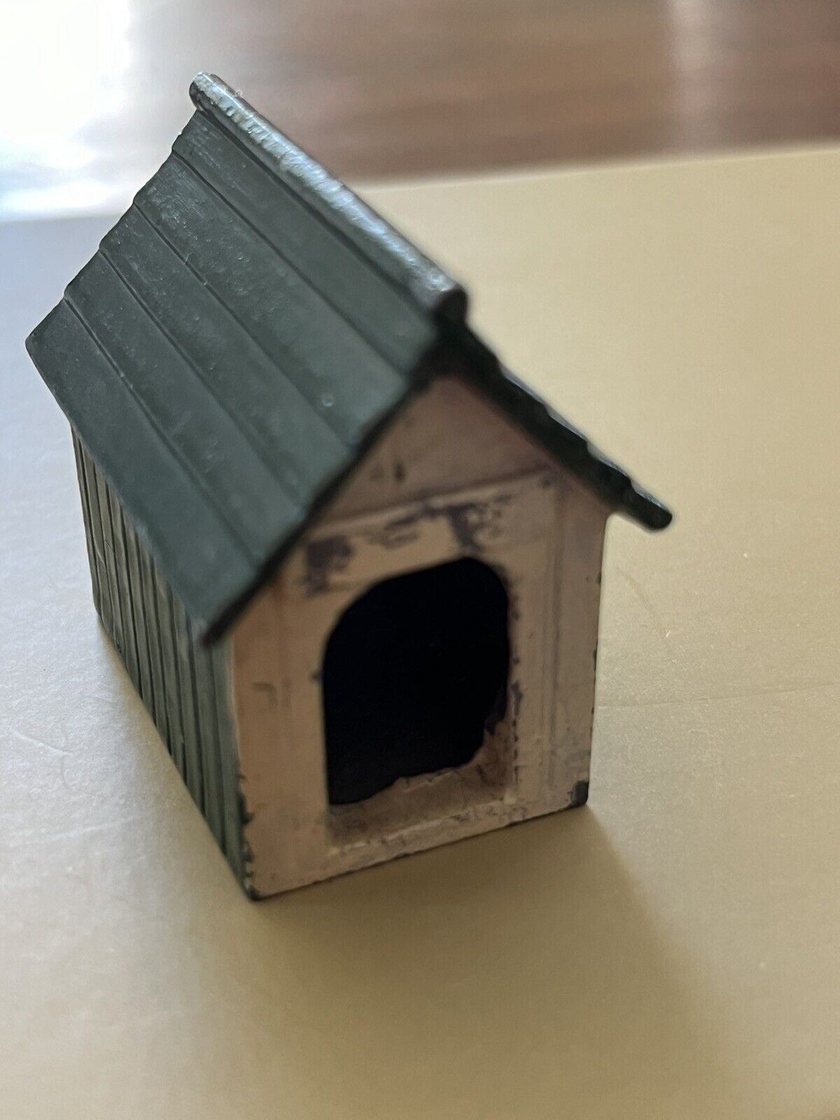 Antique Cast Iron Miniature Dog House
