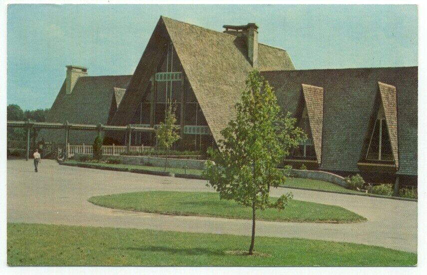 Oxford OH Hueston Woods Lodge Postcard Ohio