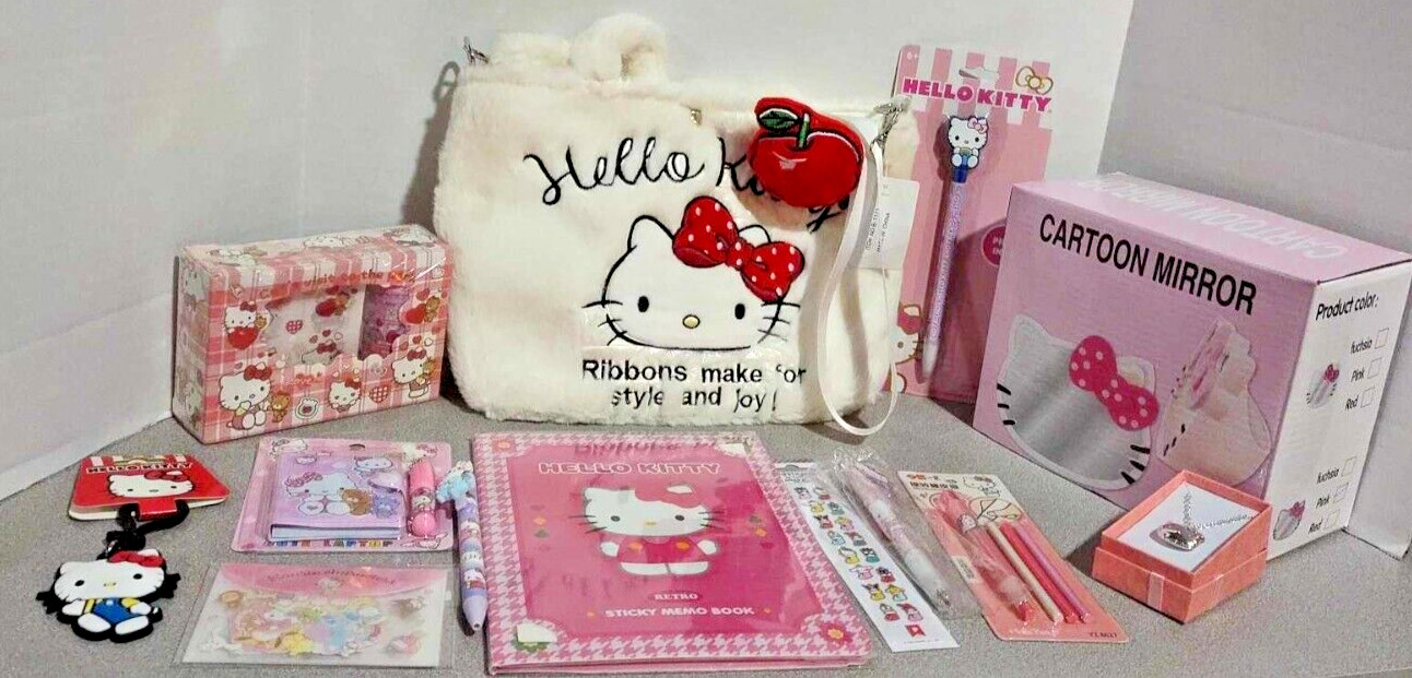 Sanrio Kawaii Hello Kitty & Friends Cute Girls Gifts Bundle New
