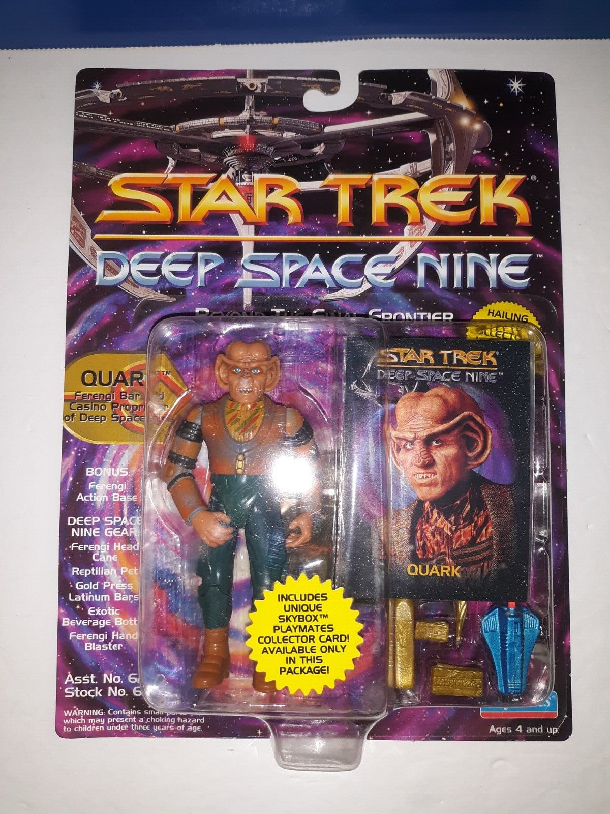 Playmates Star Trek Deep space 9 Vintage 1993 Quark Action Figure Brand new  DS9